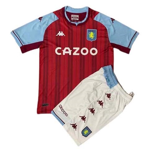Camiseta Aston Villa Primera equipo Niño 2021-22